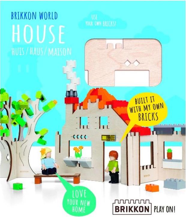 Produktbild Brikkon Haus mit Baum