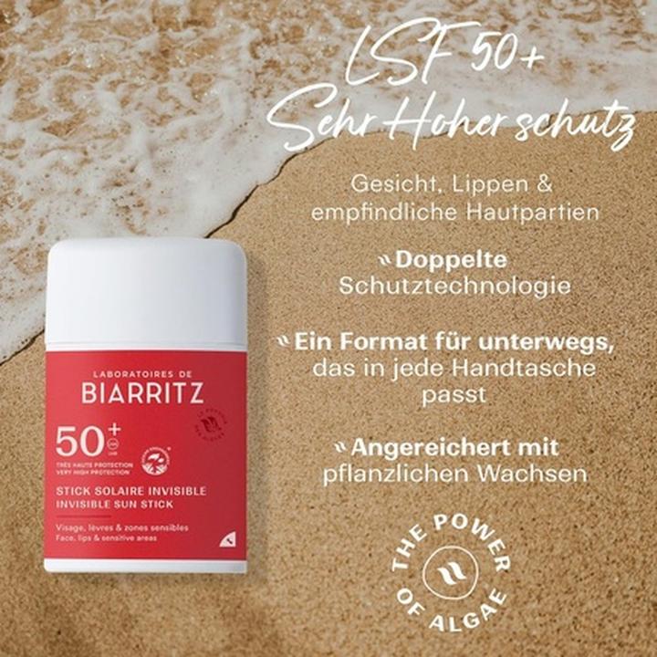 Immagine prodotto Laboratoires de Biarritz Bastone Solaire Invisibile (Stick solare, SPF 50+, 10 ml, 12 g)