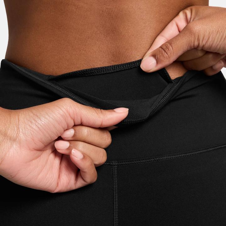 Produktbild Nike W Nk Df One Hr Capri Tight Wt - black/white (S)