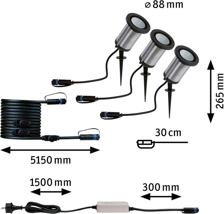 Produktbild Paulmann Outdoor Plug & Shine Classic Starterset (310 lm, IP65)