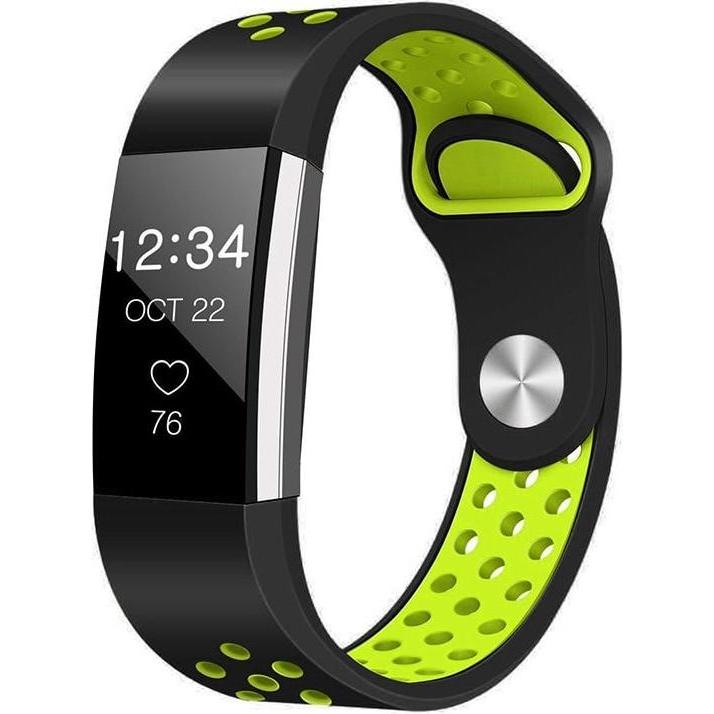 Strap-it Sportarmband (Silikon, Charge 2), Uhrenarmband, Mehrfarbig, Schwarz, Gelb