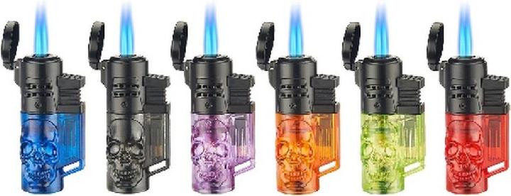 Produktbild Champ Sturmfeuerzeug mit 3D-Totenkopf