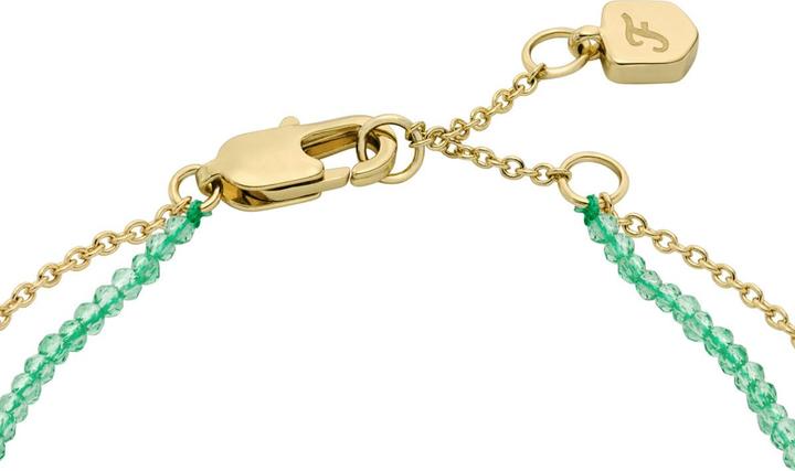 Immagine prodotto Fossil JA7284710 Dames Armband (sieraad) 19.5 cm - Goudkleurig (19.50 cm, Ottone, Vetro)