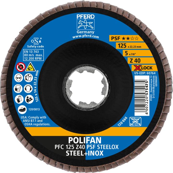 Produktbild Pferd X-LOCK Fächerschleifscheibe Universal-Linie PSF (40)