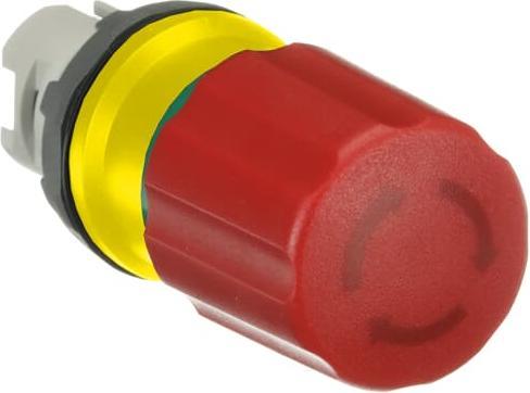 Actual product image ABB Emergency stop switch, red Ø 30mm Rotary release