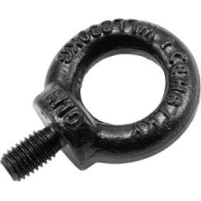 Safetex Golfare M10/17mm, zincato nero DIN 580, Montaggio illuminotecnica, Nero