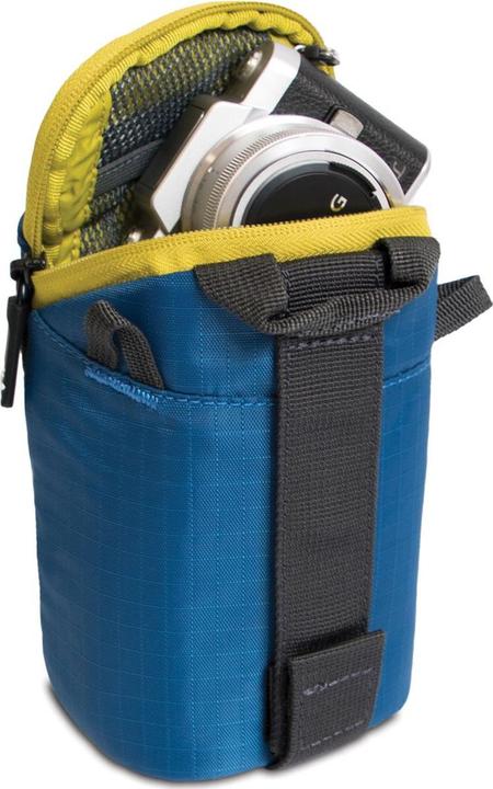 Actual product image Crumpler Drewbob Camera Pouch 200 (Sailor Blue / Lime) (Camera bag)