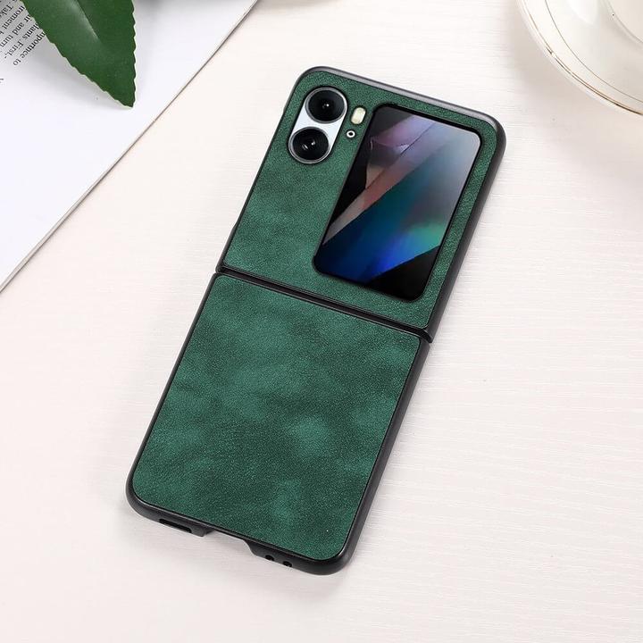 Actual product image Cover-Discount OPPO Find N2 Flip - Hybrid Protective Case Green (Oppo Find N2 Flip)