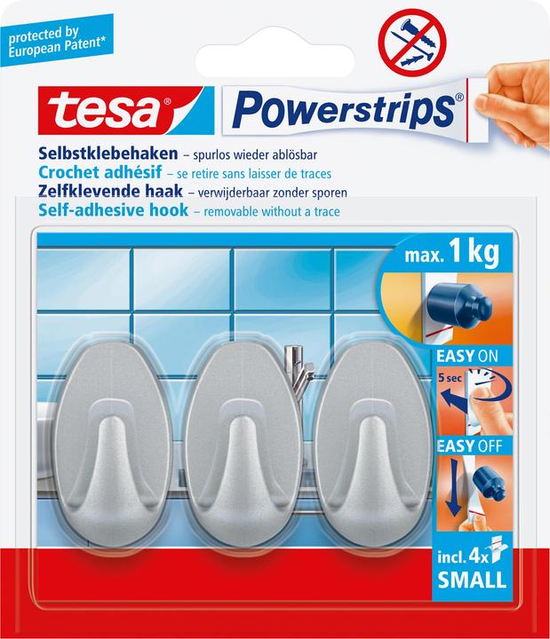 tesa Powerstrips Haken SMALL oval