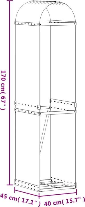 Image du produit vidaXL Kaminholzhalter