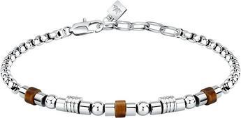 Actual product image Morellato - Pietre S1743 tiger eye steel men's bracelet