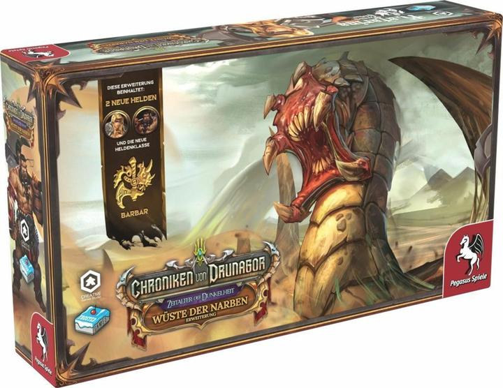 Produktbild Pegasus 57342G - Chroniken von Drunagor: Wüste der Narben (DE-Erweiterung) (Deutsch, 1 - 5 Spieler)