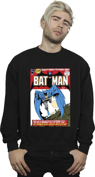 Immagine prodotto Felpa in cotone con copertina di Batman che corre (M)