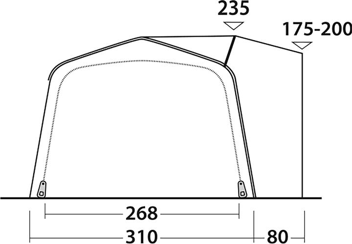 Produktbild Outwell Jonesville 290SA Flex (Vorzelt, 26.70 kg)