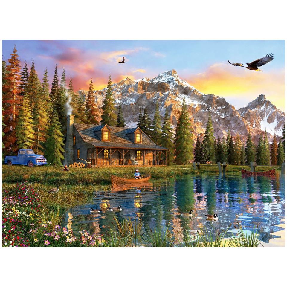 Thumbnail - Anatolian 3933 puzzle 2000 pcs. In the Mountain Hut by Dominic Davison (2000 Teile)