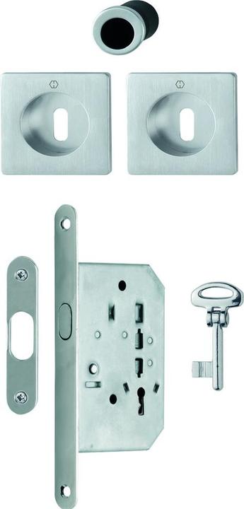 Actual product image Hoppe Sliding door set M443 set 3 (Mortise lock)