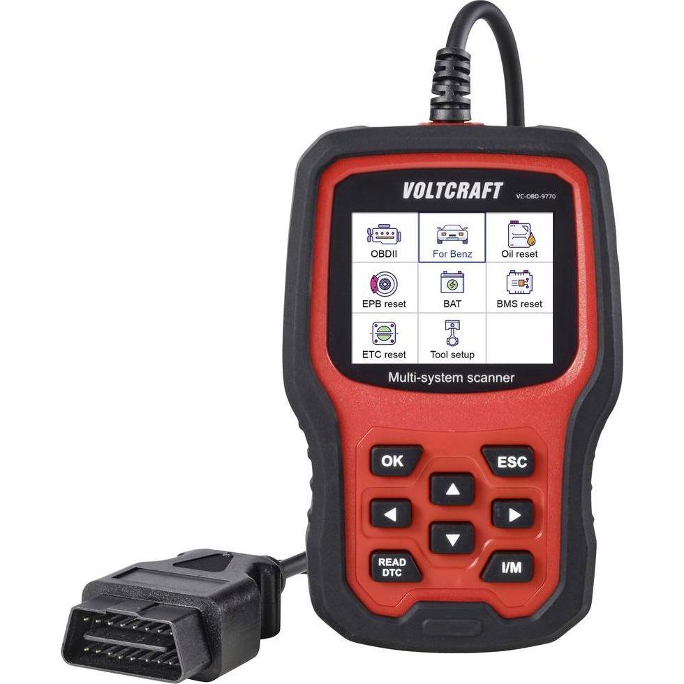 Voltcraft, Diagnosi + Tuning, VC-OBD-9770 Strumento diagnostico OBD II VC-14616095