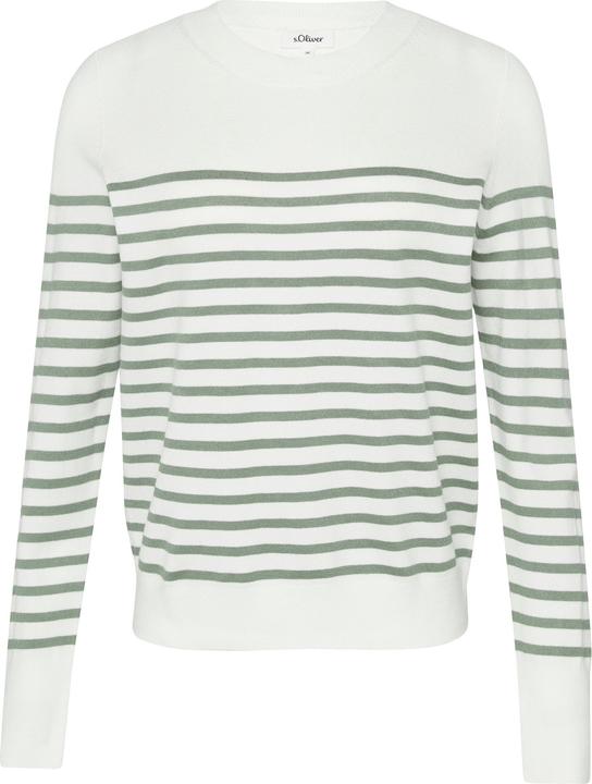 Immagine prodotto S.Oliver Strickpullover Gestreifter Pullover aus Viskosemix (34)