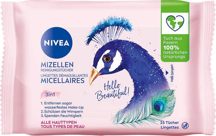 Actual product image NIVEA 3-in-1 Mizellen (Facial cleansing wipes, 25 ml)