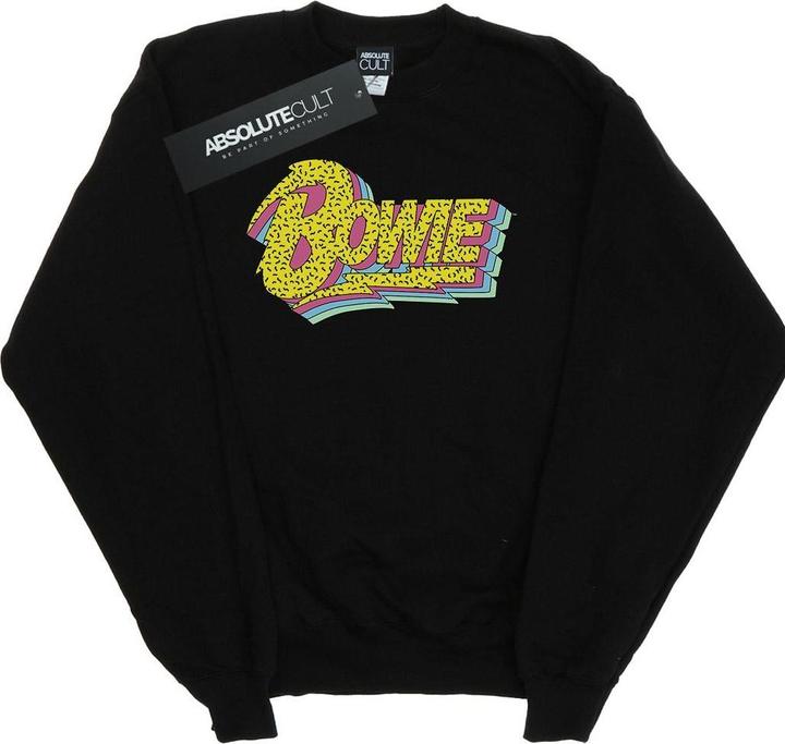 Produktbild David Bowie Moonlight 90s Logo Sweatshirt Jungen (128)