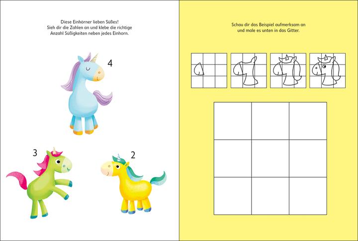 Actual product image Loewe Metallic-Stickerspass - Einhörner