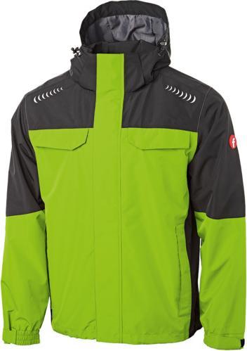 Actual product image Magni Rain jacket Plus lime/black size L Fortis Elements (L)