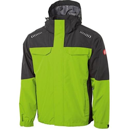 Magni, Herren, Jacke, Regenjacke Plus lime/schwarz Gr. XL Fortis Elements (XL), Grün, Schwarz, XL