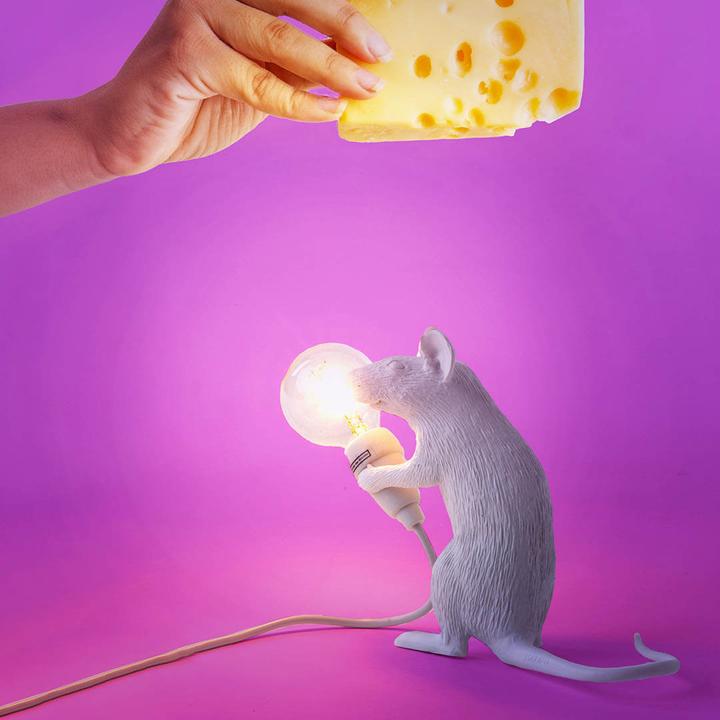 Seletti Mouse Lamp Mac Sitting Lampe de table (90 lm, E14)