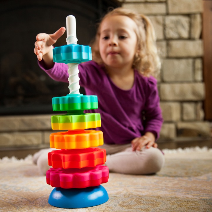 Actual product image Fat Brain Toys spin again (German)