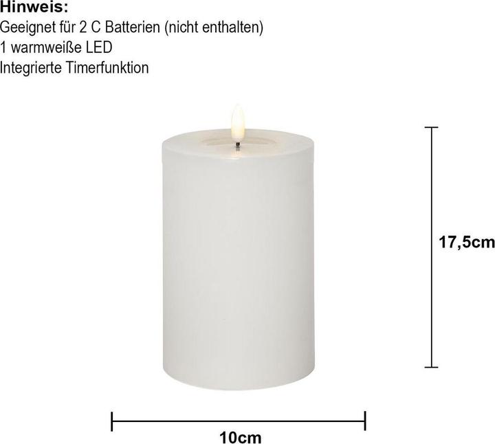 Produktbild Star Trading LED Pillar Kerze Flamme Flow Big (1x)