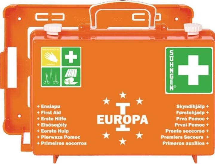 Söhngen Erste Hilfe Koffer EUROPA I B310xH210xT130ca.mm orange (Erste Hilfe Set Zubehör)