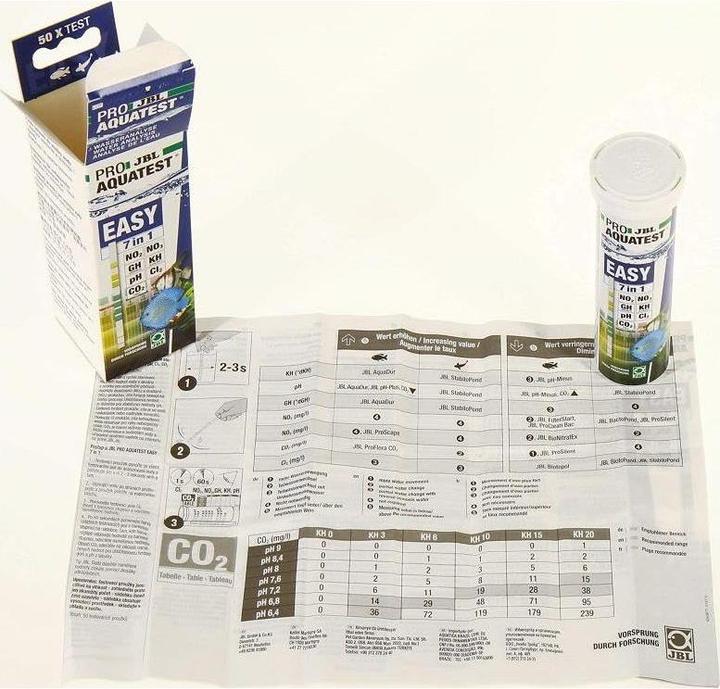 Productafbeelding JBL Aquaristik und Terraristik EasyTest 7 in 1 (Verzorging van het aquariumwater)