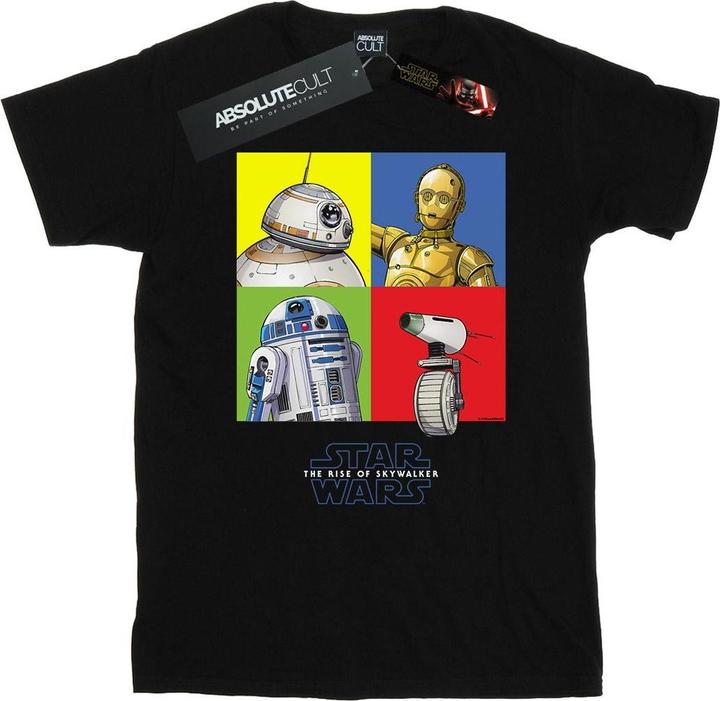 Produktbild Star Wars The Rise Of Skywalker Droid Squares TShirt (L)