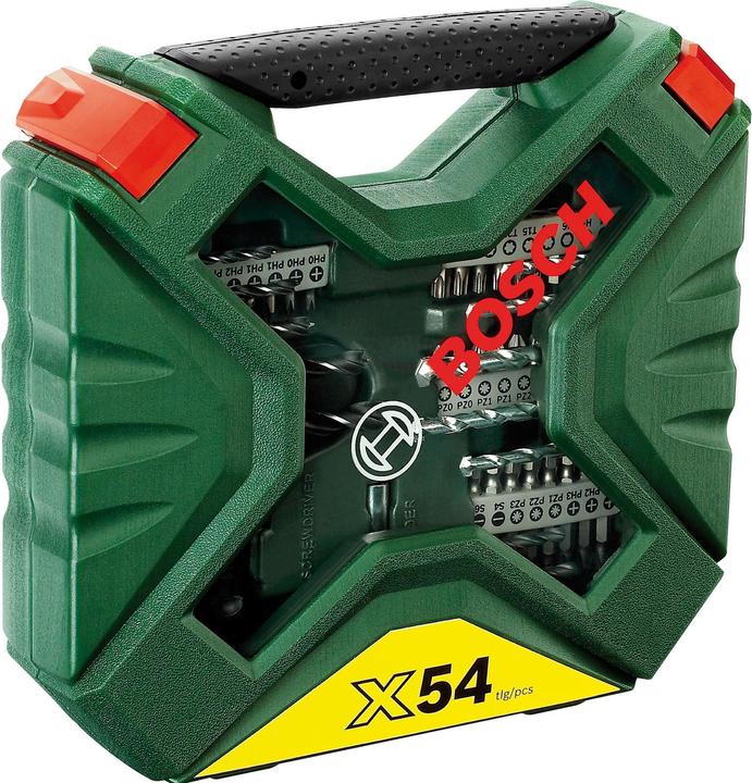 Produktbild Bosch Zubehör X-Line Classic Bohrer- und Schrauber-Set, 54-teilig (Innensechskant, Kreuz Pozidriv PZ)