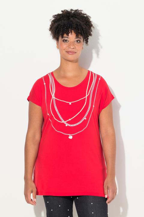 Produktbild Miamoda T-Shirt, A-Linie, Perlenketten-Druck, Halbarm (48)