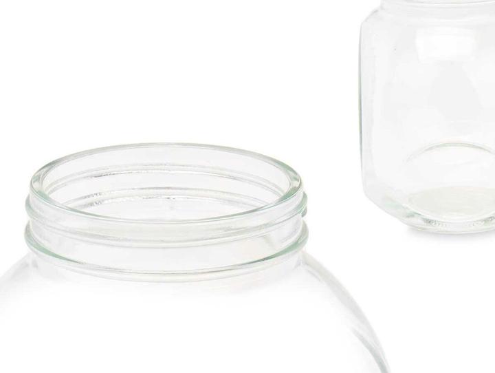 Produktbild Vivalto Keksdose CW-74-5/TH6 Durchsichtig Glas 700 ml 11,5 x 12 x 8 cm (6 Stück) (0.70 l)