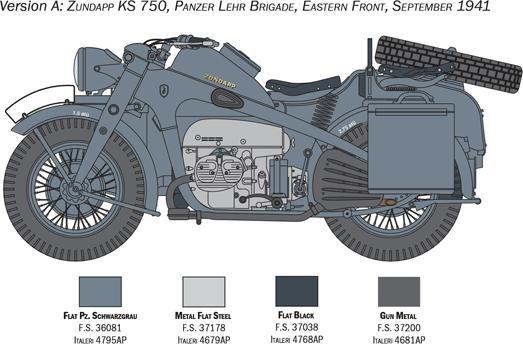Actual product image 1:9 Zündapp KS 750