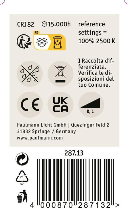 Produktbild Paulmann Tropfen Vintage (E27, 4.70 W, 430 lm, 1 x, F)