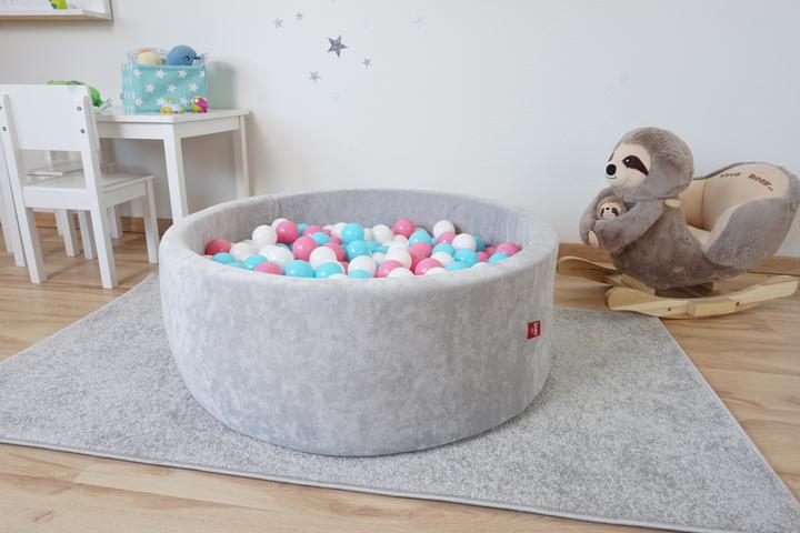 Produktbild Knorrtoys Bälleset ca. Ø6 cm - 300 balls rose/creme/lightblue