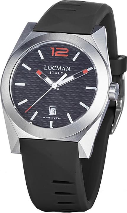 Produktbild Locman Italy Herrenuhr Stealth Ref. 0810A01S (Analoguhr, 41 mm)