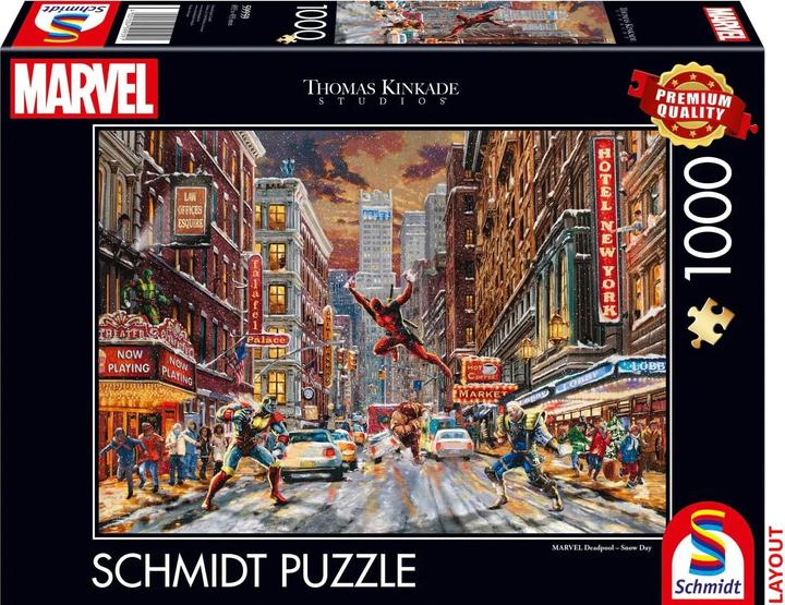 Actual product image Schmidt Spiele SSP Puzzle Marvel, Captain America 500 59959 (1000 pieces)