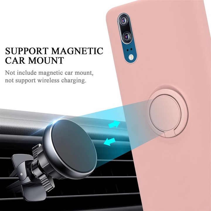 Actual product image Cadorabo TPU Liquid Ring Silicone Case Cover (Cubot P20)