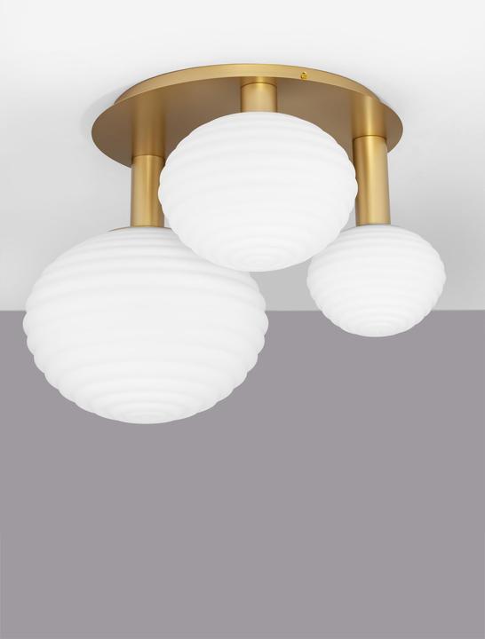Actual product image Nova Luce ALLEN ceiling light E27 triple gold 53.5x48x39cm dimmable 9028848
