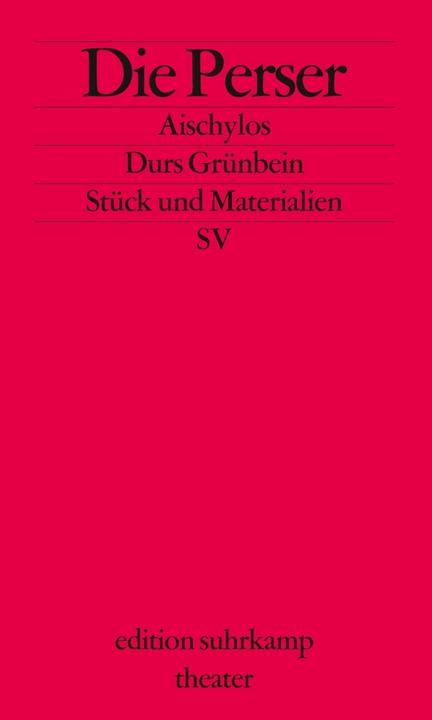 Produktbild Die Perser (Deutsch, Aischylos, 2015)