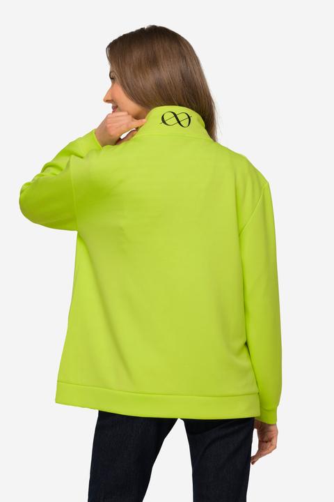 Actual product image Laurasøn Sweatshirt, Troyerkragen, Langarm, Seitenschlitze (M)