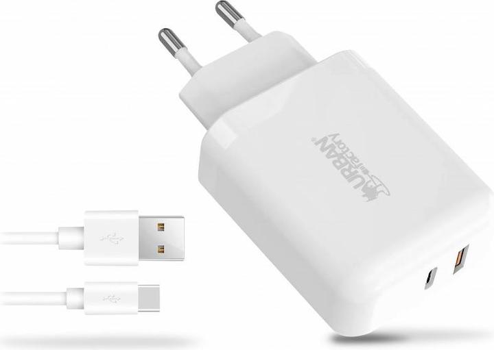 Image du produit Urban Factory ADAPTATEUR D'ALIMENTATION USB-A 2.4A / 12W (12 W, 2 ports)