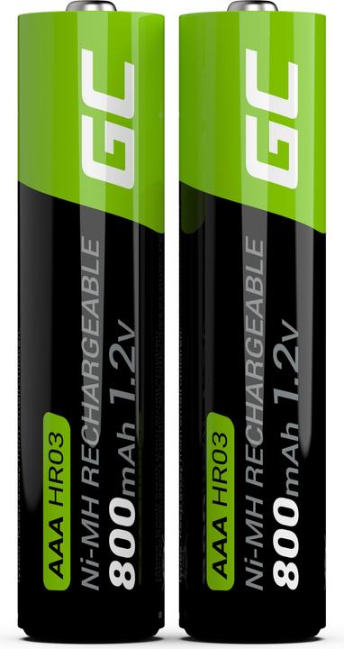 Immagine prodotto GreenCell GR08 Wiederaufladbarer Akku AAA (2 pz., AAA, 800 mAh)