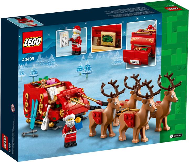Actual product image LEGO Classic Santa Claus sleigh 40499 (40499, LEGO Classic, LEGO Rare Sets)