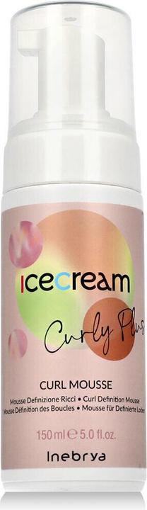 Actual product image Inebrya Ice Cream Curly Plus Discipline Foam For Curly Hair 150ml (150 ml, Curling mousse)
