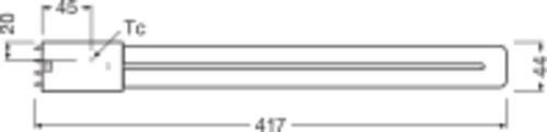 Actual product image Osram Dulux L (2G11, 18 W, 2300 lm, 1 x, G)